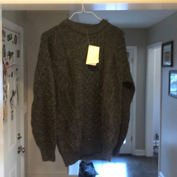 Aran/West End Knitwear 100% Men’s Wool Sweater - Picture 1 of 3